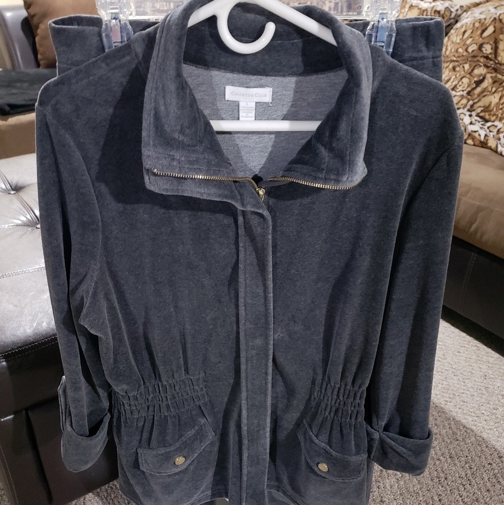 Charter Club Velour Sweatsuit